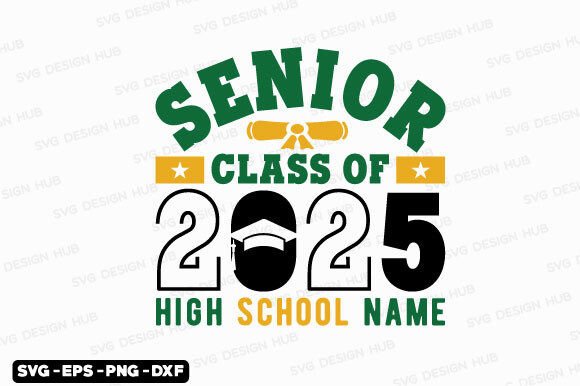 2025 Graduation Graphics for Crafts & Selling