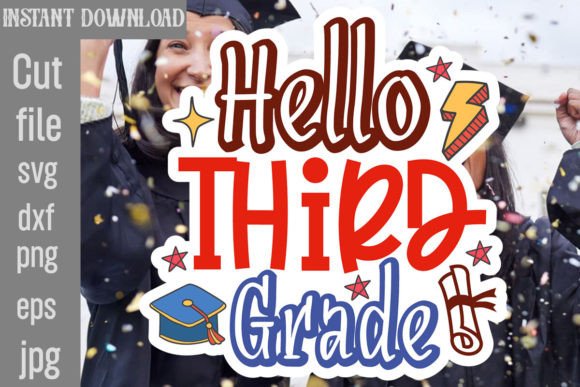 Graphics for Crafts: Hello Third Grade SVG Review
