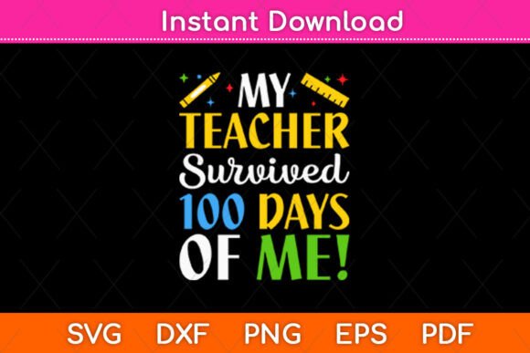 My Teacher Survived 100 Days: Graphics for Crafts
