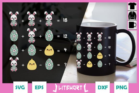 Quiz Math Teacher Easter Rabbit SVG for Crafts and Graphics