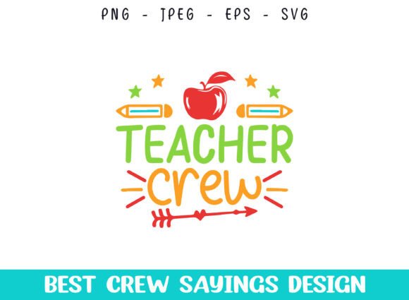 School Teacher Crew SVG: Graphics for Crafts