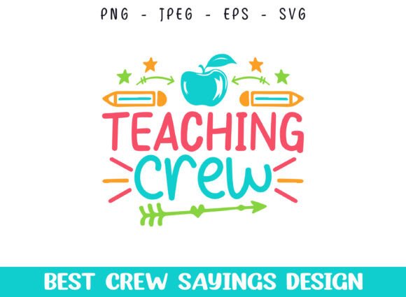 School Teaching Crew SVG: Graphics for Crafts