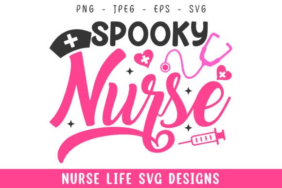 Spooky Nurse SVG: Bold Graphics for Crafts