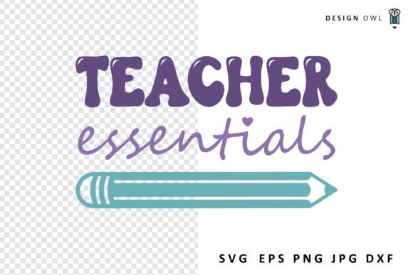 Teacher Essentials SVG: Graphics for Crafts