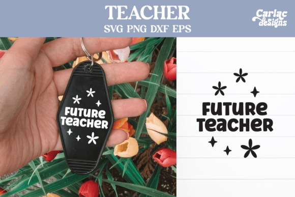 Teacher Motel Keychain SVG: Graphics for Crafts